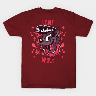 Cool Vintage "Lone Wolf" Rockabilly T-Shirt